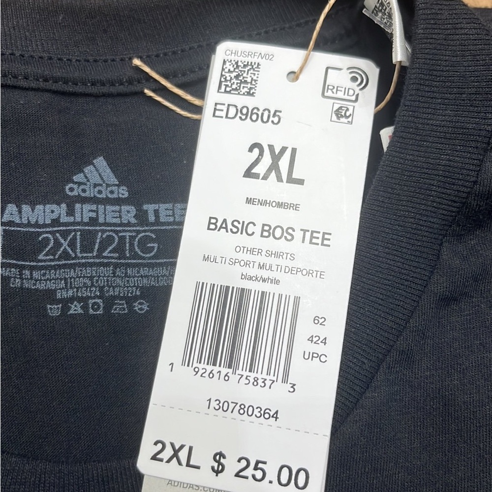 NWT Adidas Men’s Amplifier Tee - Picture 3 of 4